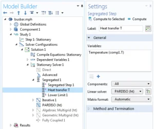 تنظیمات و تفاوت رویکرد Fully Coupled با Segregated